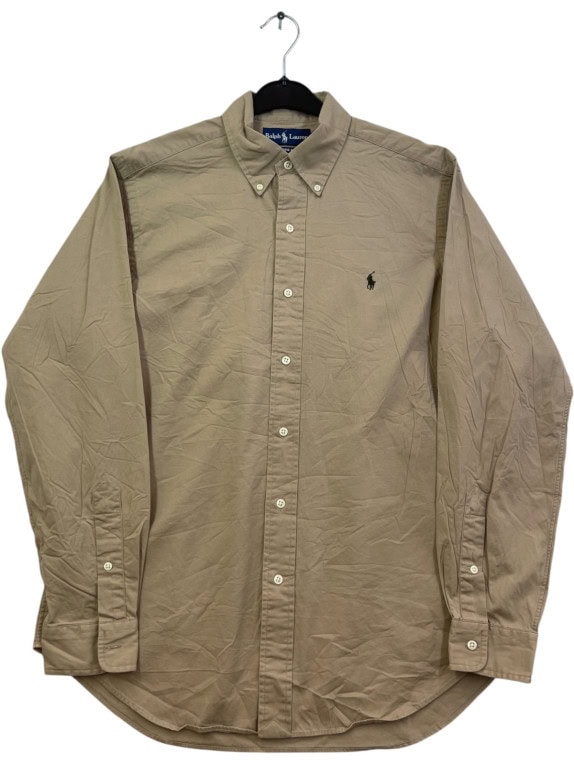 RALPH LAUREN ΠΟΥΚΑΜΙΣΟ ΚΛΑΣΙΚΟ ΜΠΕΖ ΑΝΤΡΙΚΟ PRE OWNED M