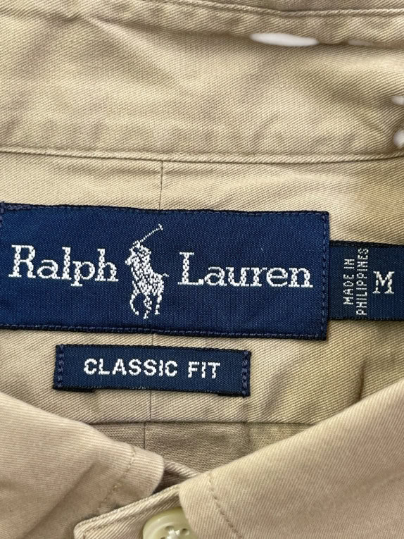 RALPH LAUREN ΠΟΥΚΑΜΙΣΟ ΚΛΑΣΙΚΟ ΜΠΕΖ ΑΝΤΡΙΚΟ PRE OWNED M