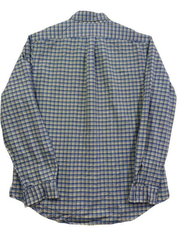 RALPH LAUREN SHIRT CLASSIC BLUE CHECK MENS PRE OWNED L