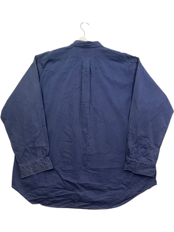 RALPH LAUREN ΠΟΥΚΑΜΙΣΟ ΚΛΑΣΙΚΟ NAVY ΑΝΤΡΙΚΟ PRE OWNED XXL
