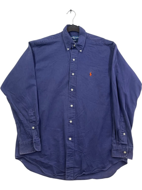 RALPH LAUREN ΠΟΥΚΑΜΙΣΟ ΚΛΑΣΙΚΟ NAVY ΑΝΤΡΙΚΟ PRE OWNED M
