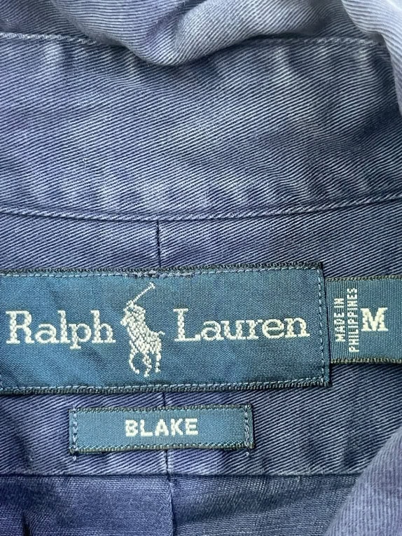 RALPH LAUREN ΠΟΥΚΑΜΙΣΟ ΚΛΑΣΙΚΟ NAVY ΑΝΤΡΙΚΟ PRE OWNED M