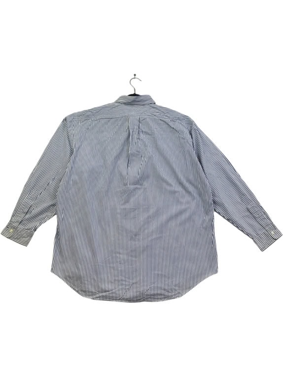 RALPH LAUREN ΠΟΥΚΑΜΙΣΟ ΚΛΑΣΙΚΟ ΡΙΓΕ ΜΠΛΕ ΑΝΤΡΙΚΟ PRE OWNED XL