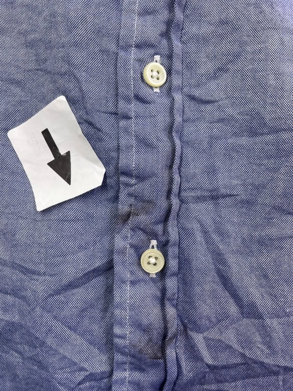 RALPH LAUREN ΠΟΥΚΑΜΙΣΟ ΚΟΝΤΟΜΑΝΙΚΟ CHAMBRAY OXFORD ΜΠΛΕ UNISEX M