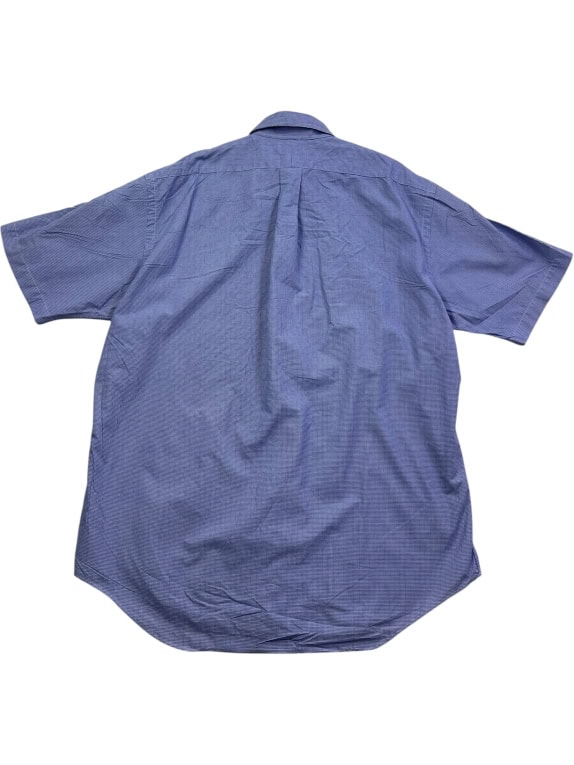 RALPH LAUREN SHORT SLEEVE SHIRT CLASSIC FIT BLUE UNISEX L