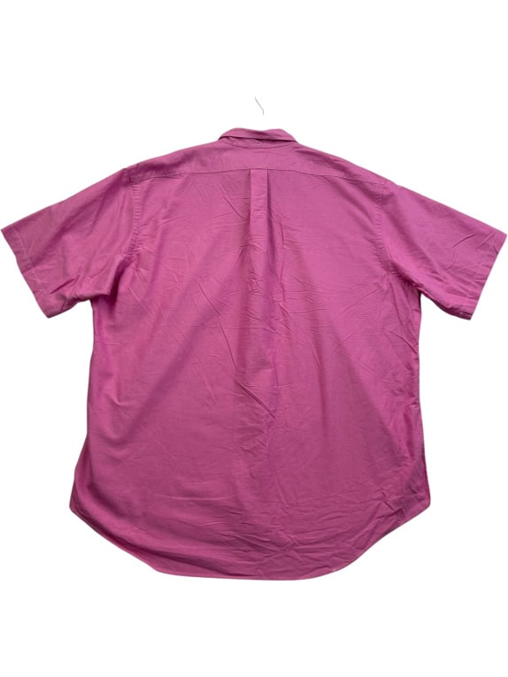 RALPH LAUREN ΠΟΥΚΑΜΙΣΟ ΚΟΝΤΟΜΑΝΙΚΟ SMALL LOGO ΦΟΥΞΙΑ UNISEX XL