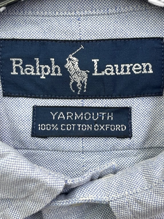 RALPH LAUREN ΠΟΥΚΑΜΙΣΟ LOGO ΓΑΛΑΖΙΟ UNISEX XL