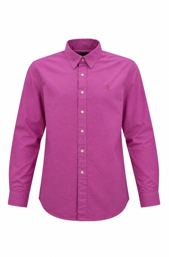 RALPH LAUREN ΠΟΥΚΑΜΙΣΟ MINIMAL ΦΟΥΞΙΑ ΑΝΔΡΙΚΟ PRE OWNED S
