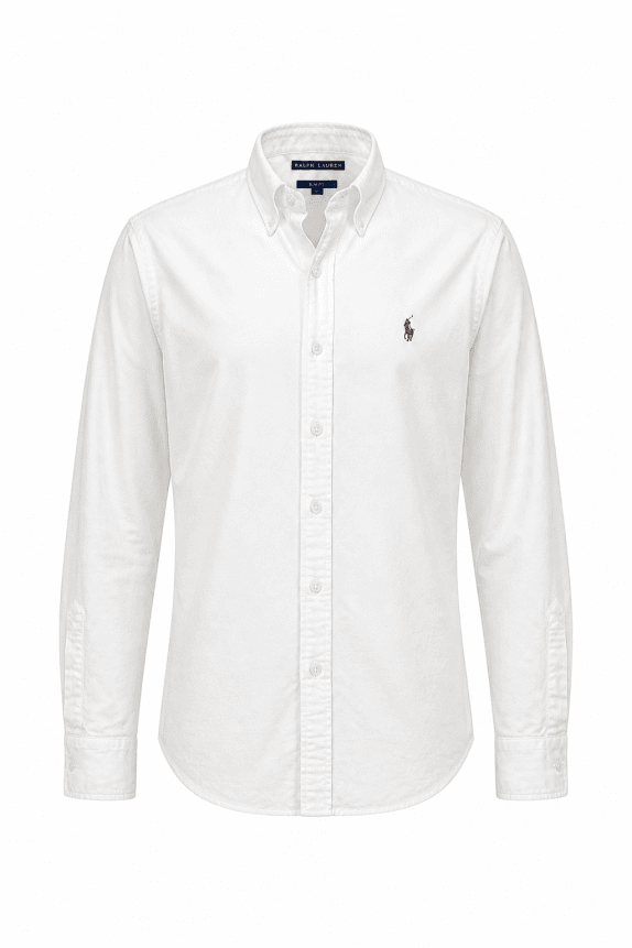RALPH LAUREN ΠΟΥΚΑΜΙΣΟ ΜΙΝΙΜΑΛ ΛΕΥΚΟ ΑΝΤΡΙΚΟ PRE OWNED S