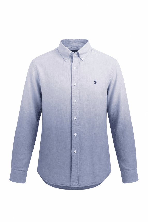 RALPH LAUREN ΠΟΥΚΑΜΙΣΟ ΜΙΝΙΜΑΛ ΜΠΛΕ ΑΝΤΡΙΚΟ PRE OWNED L