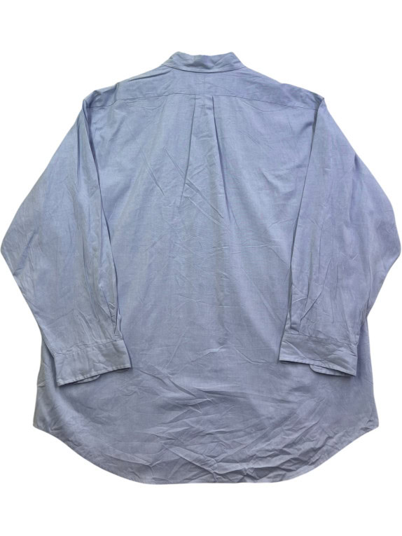 RALPH LAUREN CAMICIA OXFORD CLASSIC AZZURRO UOMO PRE OWNED XXL