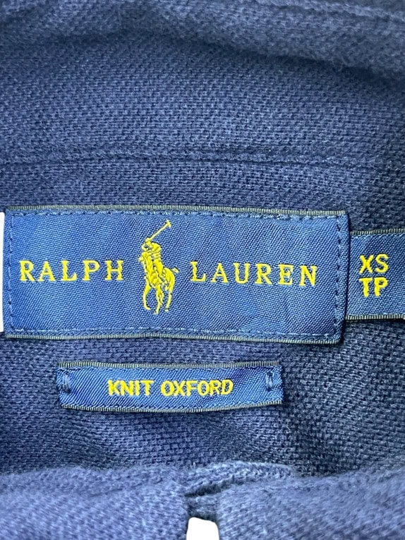 RALPH LAUREN ΠΟΥΚΑΜΙΣΟ OXFORD ΚΛΑΣΙΚΟ NAVY ΑΝΤΡΙΚΟ PRE OWNED XS