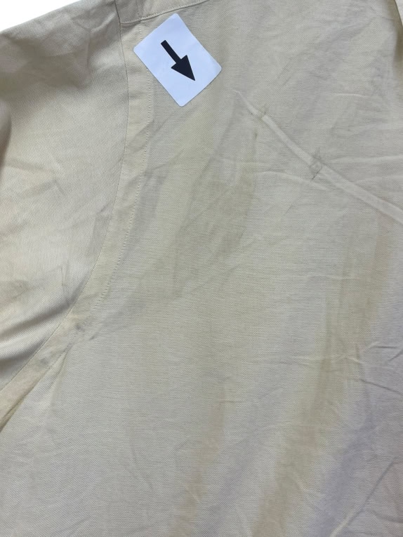 RALPH LAUREN ΠΟΥΚΑΜΙΣΟ OXFORD VINTAGE ΚΙΤΡΙΝΟ UNISEX XL preowned