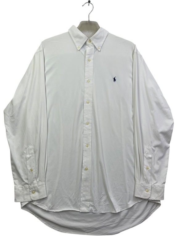 RALPH LAUREN ΠΟΥΚΑΜΙΣΟ PERFORMANCE LOGO ΛΕΥΚΟ UNISEX XL