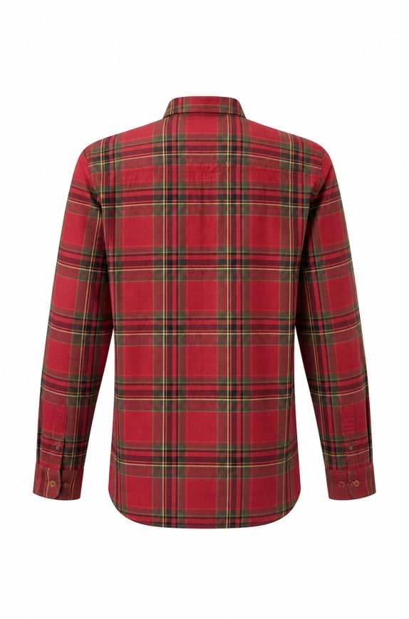 RALPH LAUREN PLAID SHIRT RED WOMEN PRE OWNED M