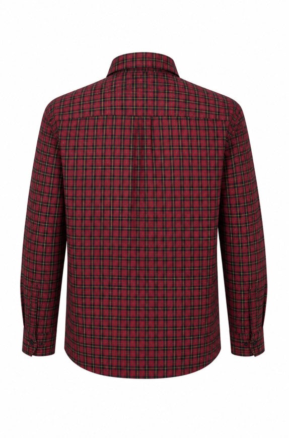 RALPH LAUREN ΠΟΥΚΑΜΙΣΟ ΡΕΤΡΟ ΚΑΡΩ ΚΟΚΚΙΝΟ ΓΥΝΑΙΚΕΙΟ PRE OWNED M