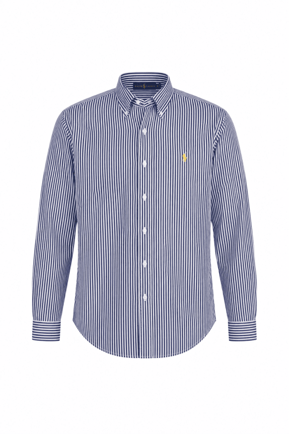 RALPH LAUREN ΠΟΥΚΑΜΙΣΟ ΡΙΓΕ CLASSIC ΜΠΛΕ ΑΝΤΡΙΚΟ PRE OWNED L