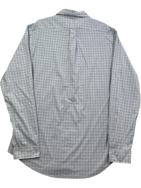 RALPH LAUREN SHIRT SLIM FIT WHITE CHECK MENS PRE OWNED XL