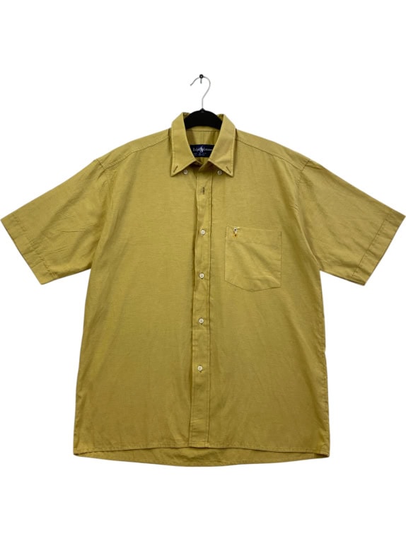 RALPH LAUREN ΠΟΥΚΑΜΙΣΟ VINTAGE KENTHΜΕΝΟ ΛΟΓΟΤΥΠΟ ΜΟΥΣΤΑΡΔΙ ΑΝΔΡΙΚΟ M