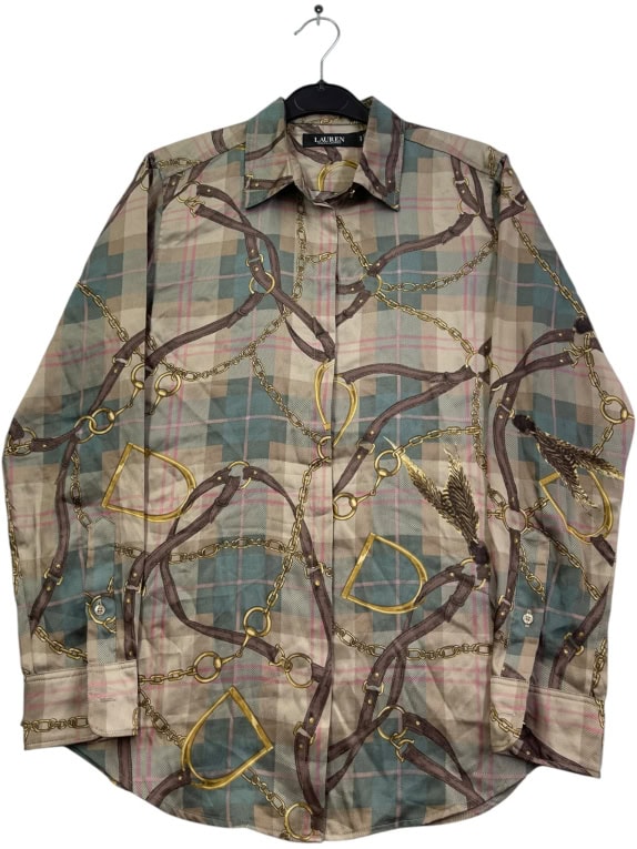 LAUREN RALPH LAUREN SHIRT VINTAGE MULTICOLOR WOMEN S pre-owned