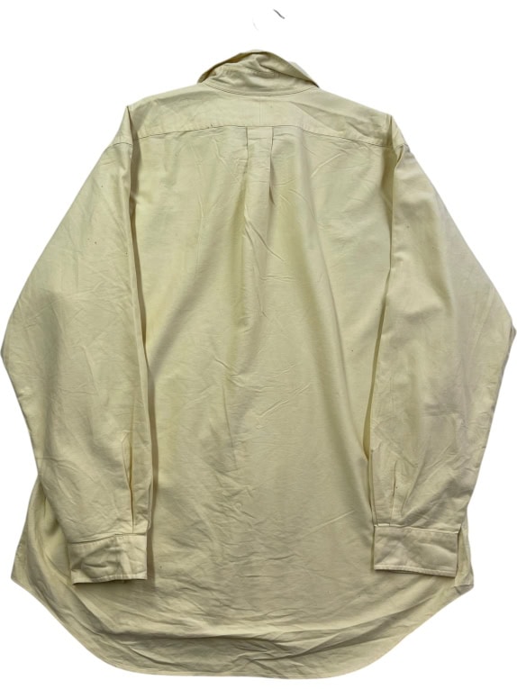 RALPH LAUREN Camicia Yarmouth Logo Gialla UNISEX XL