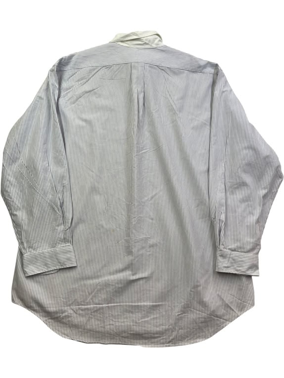 RALPH LAUREN Πουκάμισο Yarmouth Ριγέ Logo Μπλε / Λευκό UNISEX XXL