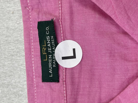 RALPH LAUREN SHIRT CLASSIC PINK ΑΝΤΡΙΚΟ PRE OWNED L