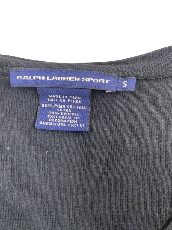 Ralph Lauren Sport Μακρυμάνικο Top Μαύρο Γυναικείο S
