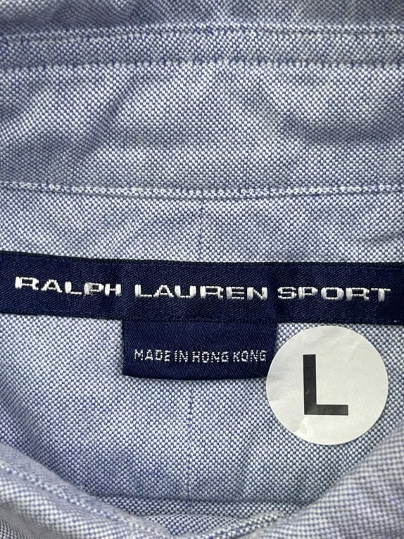 RALPH LAUREN SPORT ΠΟΥΚΑΜΙΣΟ CLASSIC ΓΑΛΑΖΙΟ ΓΥΝΑΙΚΕΙΟ PRE OWNED L