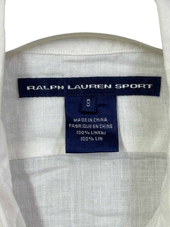 RALPH LAUREN SPORT ΠΟΥΚΑΜΙΣΟ VINTAGE ΛΕΥΚΟ ΑΝΤΡΙΚΟ M pre-owned