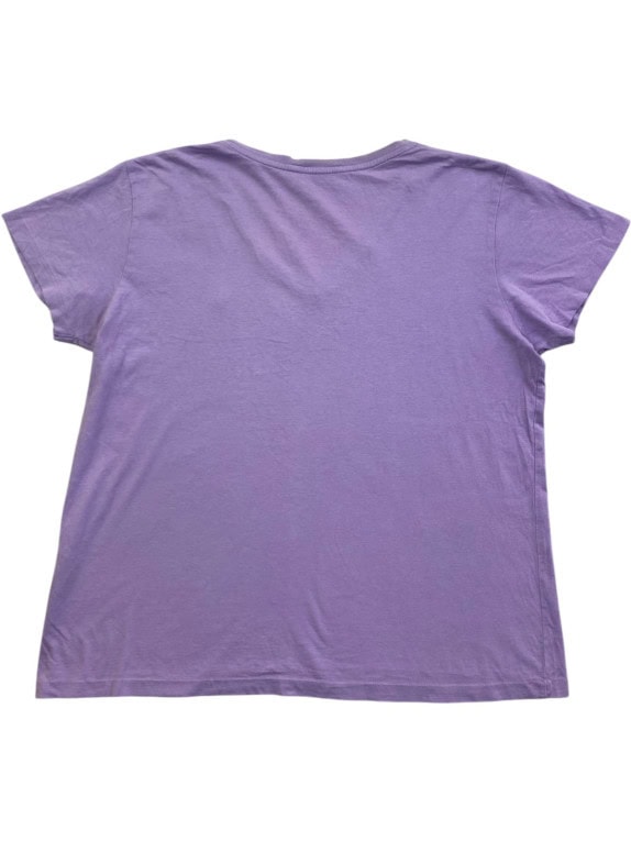 RALPH LAUREN SPORT T SHIRT MINIMAL LILAC WOMEN PRE OWNED L