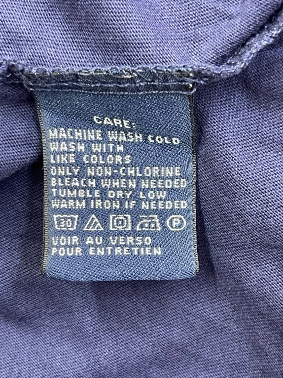 Ralph Lauren Sport T-Shirt Small Logo Blue Unisex L