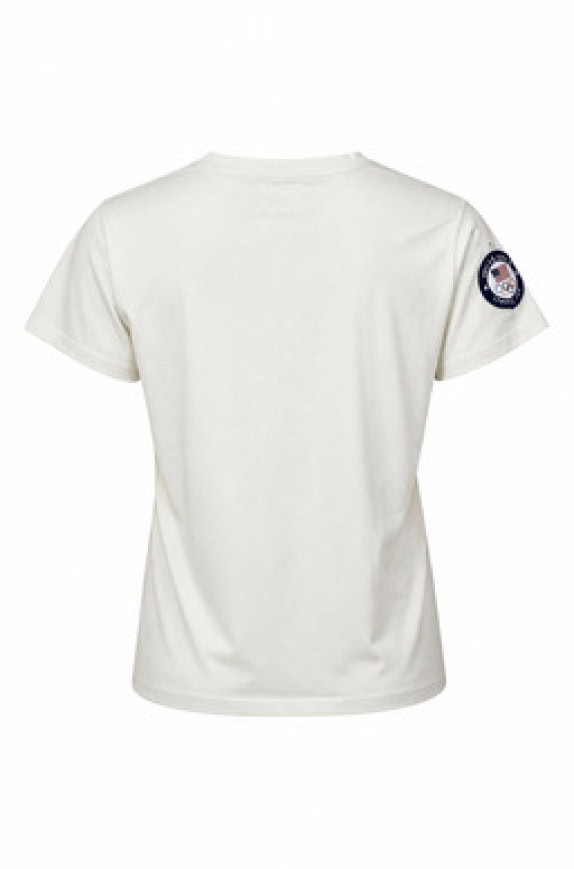 RALPH LAUREN T SHIRT TEAM USA BIANCO UNISEX PRE OWNED M