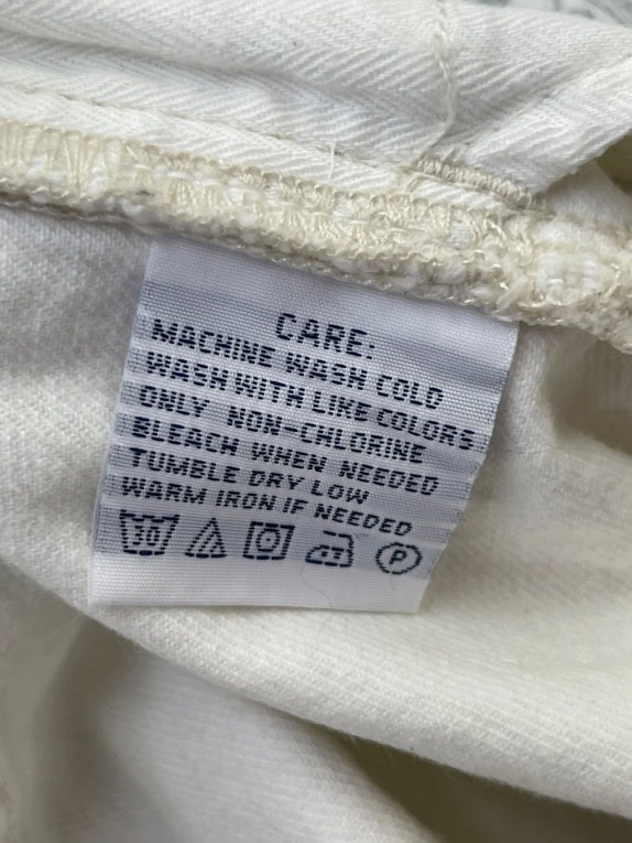 RALPH LAUREN JEANS CLASSIC OFF WHITE DONNA PRE OWNED S