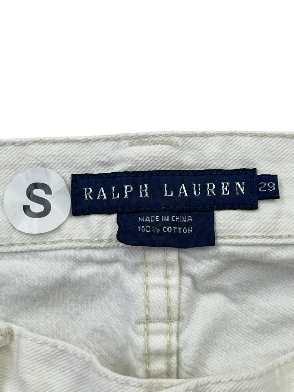 RALPH LAUREN JEANS CLASSIC OFF WHITE DONNA PRE OWNED S