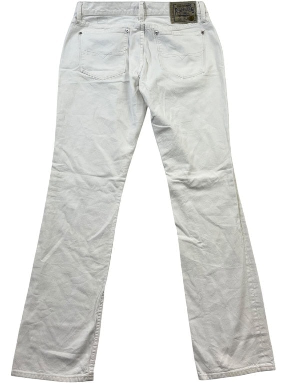 RALPH LAUREN JEANS CLASSIC OFF WHITE DONNA PRE OWNED S