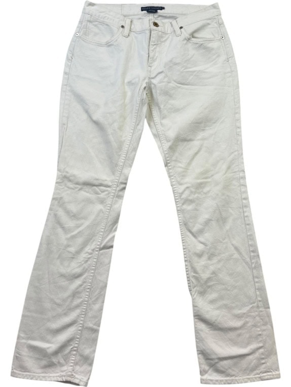 RALPH LAUREN JEANS CLASSIC OFF WHITE DONNA PRE OWNED S