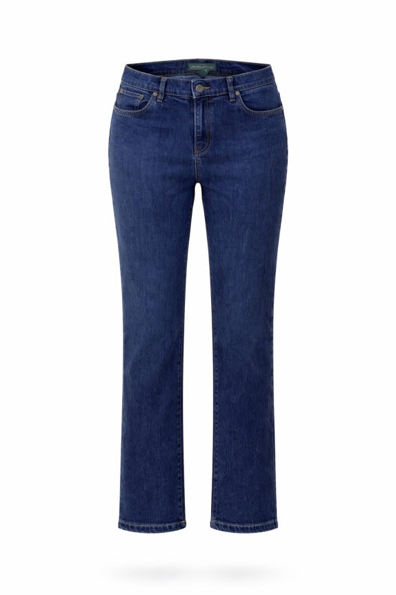 RALPH LAUREN ΤΖΙΝ ΠΑΝΤΕΛΟΝΙ MID BLUE ΓΥΝΑΙΚΕΙΟ PRE OWNED L