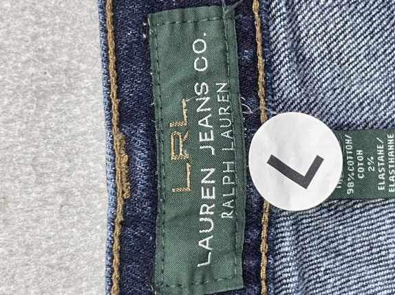 RALPH LAUREN JEANS MID BLUE WOMEN PRE OWNED L