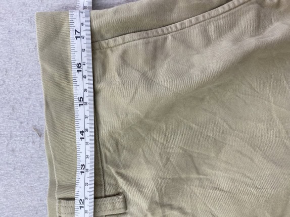 RALPH LAUREN SHORTS CHINO MINIMAL BEIGE UOMO PRE OWNED L