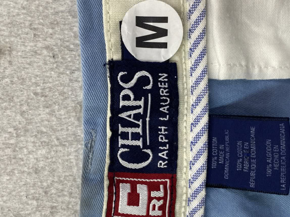 RALPH LAUREN BERMUDA CHINO BLU UOMO PRE OWNED