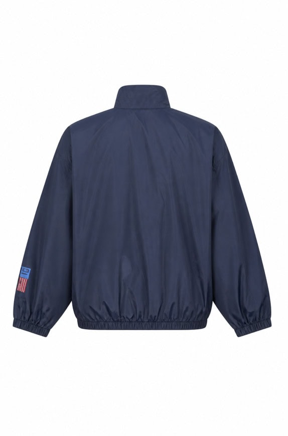 RALPH LAUREN WINDBREAKER STREETWEAR NAVY MEN PRE OWNED L