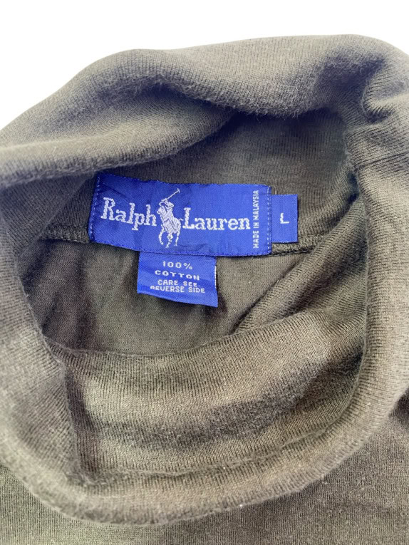 RALPH LAUREN ΖΙΒΑΓΚΟ ΜΠΛΟΥΖΑ ΚΛΑΣΙΚΗ OLIVE ΑΝΤΡΙΚΟ PRE OWNED L