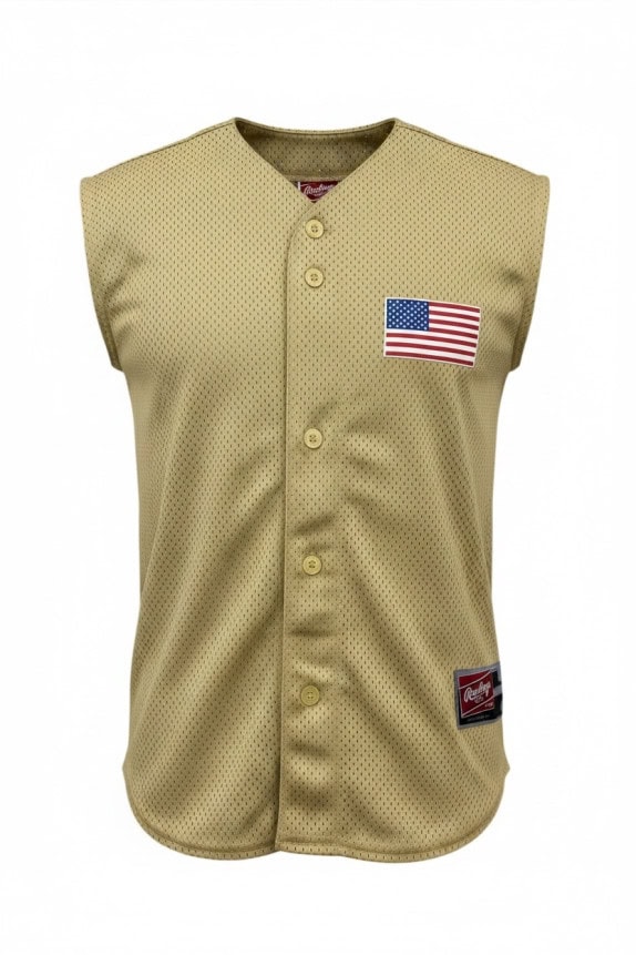 RAWLINGS BASEBALL JERSEY SPORTSWEAR ΜΠΕΖ ΑΝΤΡΙΚΟ PRE OWNED L