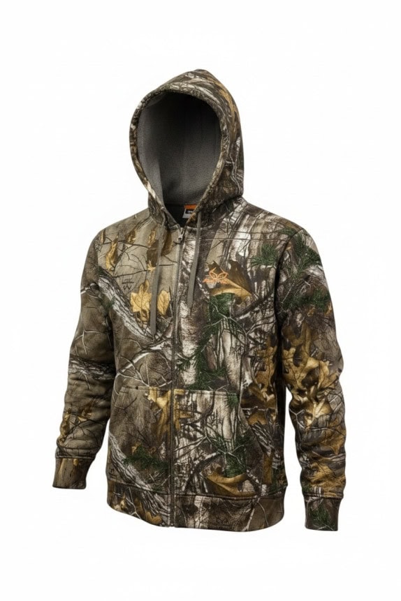 REALTREE ZIP HOODIE CAMO ΚΑΦΕ ΑΝΤΡΙΚΟ PRE OWNED L