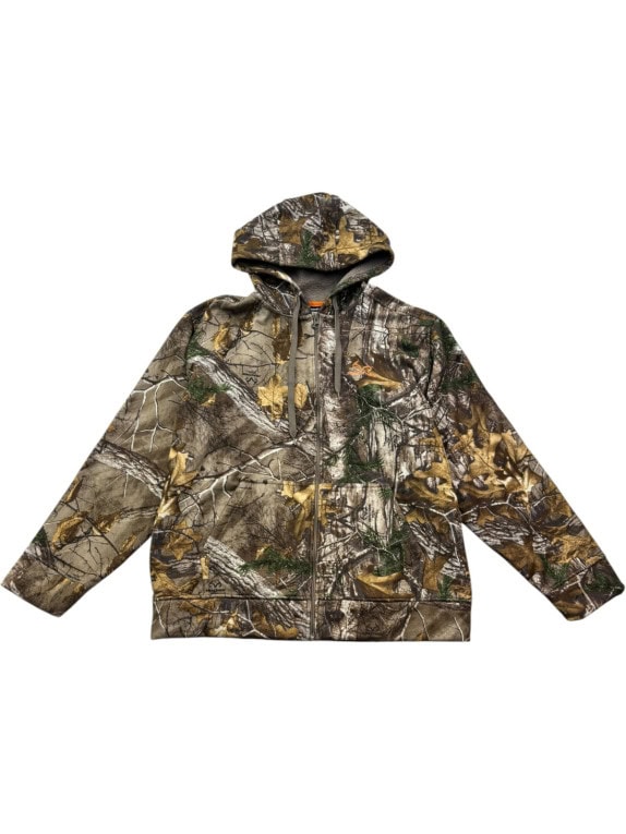 REALTREE ZIP HOODIE CAMO ΚΑΦΕ ΑΝΤΡΙΚΟ PRE OWNED L