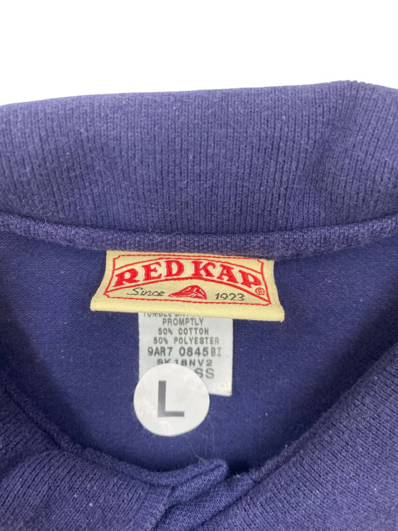 Red Kap Polo Κοντομάνικο Μπλε Unisex L