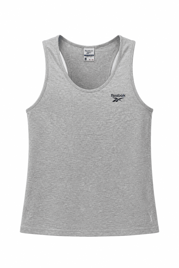 90s REEBOK ΑΜΑΝΙΚΟ TANK TOP MINIMAL ΓΚΡΙ ΓΥΝΑΙΚΕΙΟ PRE OWNED L
