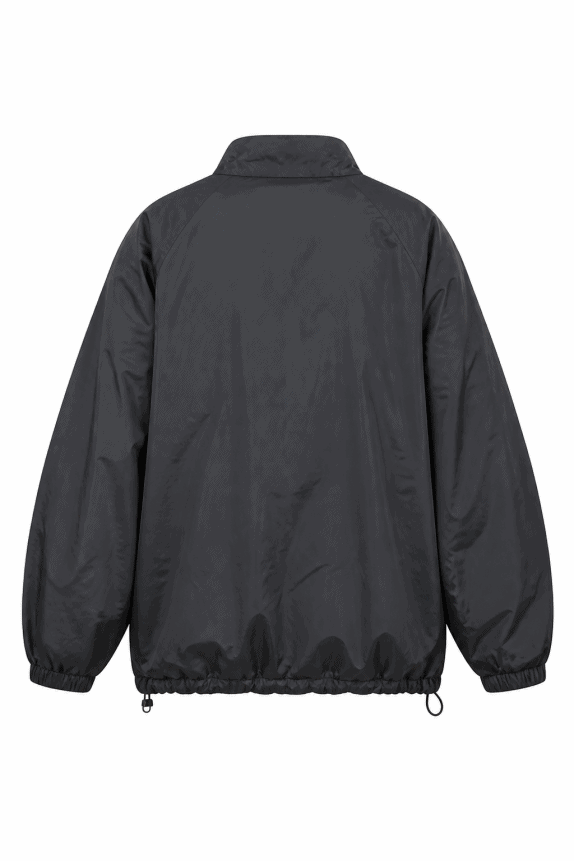 90s REEBOK ANORAK JACKET STREETWEAR BLACK MEN PRE OWNED L