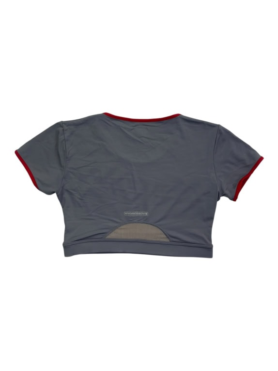 REEBOK ΑΘΛΗΤΙΚΟ ΚΟΝΤΟΜAΝΙΚΟ ΜΠΟΥΣΤΑΚΙ CROP TOP ΜΕ ΔΙΧΤΥ ΓΚΡΙ ΓΥΝΑΙΚΕΙΟ L